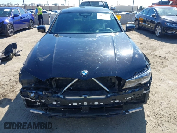 2021 BMW 3 Series M340i xDrive with VIN 3MW5U9J0XM8B49022, listed as a IAAI auction lot 41637152 with 65,452 mi miles. Bid and sale history available at carsss.com. Image 12.
