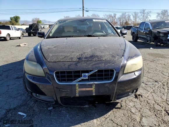 2007 Volvo C70 with VIN YV1MC68297J014642, listed as a Copart auction lot 41931965 with 87,032 mi miles and Salvage Title. Bid and sale history available at carsss.com. Image 5.