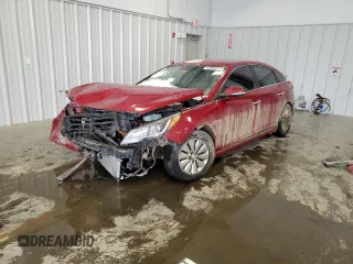 2016 Hyundai Sonata Hybrid SE with VIN KMHE24L1XGA016573, listed as a Copart auction lot 43964075 with 0 mi miles and Salvage Title. Bid and sale history available at carsss.com. Image 1.