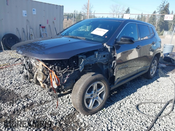 2023 Jeep Compass Sport z VIN 3C4NJDAN2PT527152, wystawiony jako IAAI lot #41431798 z przebiegiem 45 989 mil mil oraz . Historia ofert i sprzedaży dostępna na DreamBid. Obrazek 18.