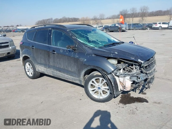 2018 Ford Escape SEL with VIN 1FMCU9HD1JUD41930, listed as a IAAI auction lot 41699203 with 114,581 mi miles. Bid and sale history available at carsss.com. Image 1.