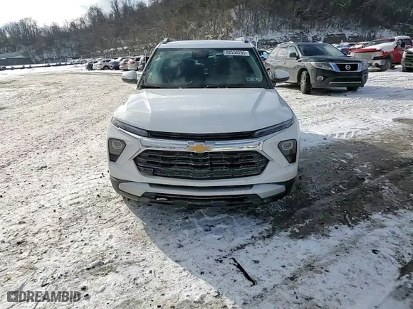 2025 Chevrolet TrailBlazer LT with VIN KL79MPSP2SB020768, listed as a Copart auction lot 88550295 with 3,118 mi miles and Salvage Title. Bid and sale history available at carsss.com. Image 14.