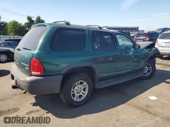 2003 Dodge Durango Sport with VIN 1D4HS38N63F526944, listed as a Copart auction lot 68689634 with Not provided miles and Salvage title. Bid and sale history available at DreamBid. Image 3.