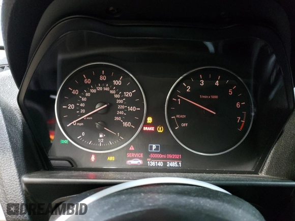 2015 BMW 2 Series 228i with VIN WBA1F5C57FV256684, listed as a Copart auction lot 51747435 with 136,140 mi miles and Clean Title. Bid and sale history available at carsss.com. Image 9.