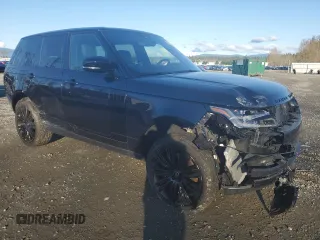 2022 Land Rover Range Rover Westminster with VIN SALGS2RU8NA463525, listed as a Copart auction lot 76359954 with 26,490 mi miles and Salvage title. Bid and sale history available at DreamBid. Image 4.