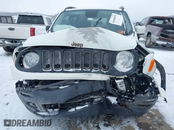 2016 Jeep Renegade Latitude with VIN ZACCJBBT6GPD81497, listed as a IAAI auction lot 41605838 with 167,270 mi miles. Bid and sale history available at carsss.com. Image 6.