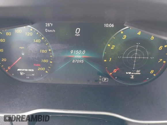 2019 Mercedes-Benz C 63 S AMG with VIN WDDWK8HB6KF926434, listed as a IAAI auction lot 41521120 with 87,095 mi miles and . Bid and sale history available at carsss.com. Image 15.