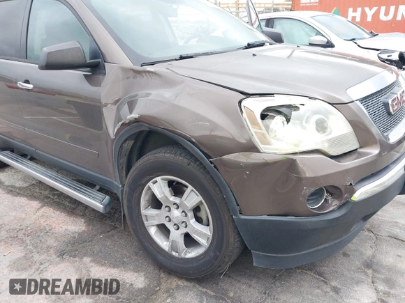 2011 GMC Acadia SL with VIN 1GKKRNED8BJ187254, listed as a IAAI auction lot 41785901 with 126,310 mi miles and . Bid and sale history available at carsss.com. Image 6.