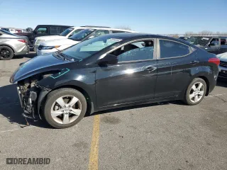 2013 Hyundai Elantra GLS PZEV with VIN 5NPDH4AE3DH159292, listed as a Copart auction lot 43340365 with 107,673 mi miles and Salvage Title. Bid and sale history available at carsss.com. Image 1.