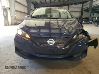 2025 Nissan LEAF S with VIN 1N4AZ1BV3SC560918, listed as a Copart auction lot 77446484 with 607 mi miles and Salvage Title. Bid and sale history available at carsss.com. Image 5.