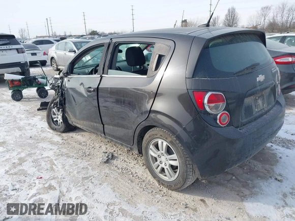 2014 Chevrolet Sonic LT with VIN 1G1JC6SB3E4219055, listed as a IAAI auction lot 41411713 with 76,047 mi miles. Bid and sale history available at carsss.com. Image 3.
