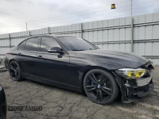 2017 BMW 3 Series 340i with VIN WBA8B3G55HNU35348, listed as a Copart auction lot 82053284 with 71,451 mi miles and Salvage Title. Bid and sale history available at DreamBid. Image 4.