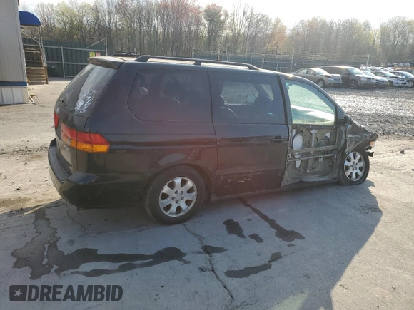 2003 Honda Odyssey EX-L with VIN 5FNRL189X3B114181, listed as a Copart auction lot 54316105 with 103,214 mi miles and Salvage Title. Bid and sale history available at DreamBid. Image 3.