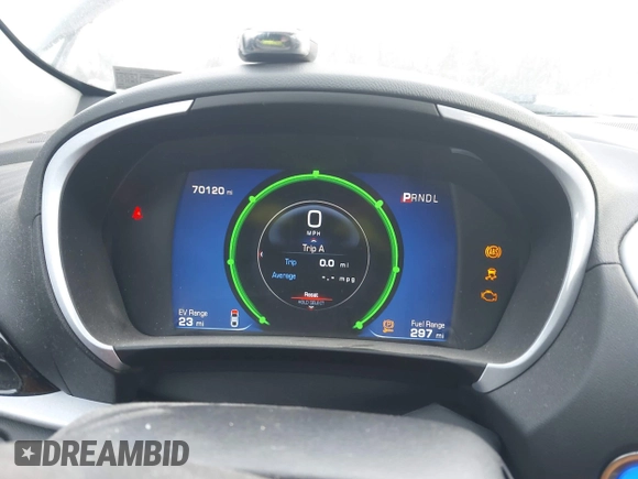 2018 Chevrolet Volt LT with VIN 1G1RC6S55JU150327, listed as a IAAI auction lot 41293979 with 70,120 mi miles. Bid and sale history available at carsss.com. Image 7.