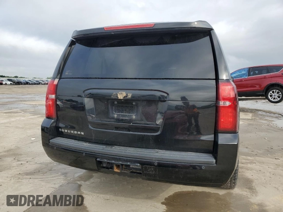 2016 Chevrolet Suburban LT with VIN 1GNSKHKC1GR406228, listed as a Copart auction lot 54568415 with 162,353 mi miles and Salvage Title. Bid and sale history available at DreamBid. Image 6.