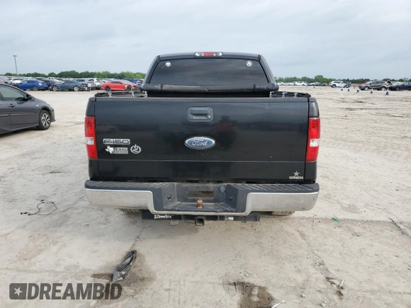 2008 Ford F-150 XL with VIN 1FTRW12W58FC06095, listed as a Copart auction lot 54943145 with 254,495 mi miles and Salvage title. Bid and sale history available at DreamBid. Image 6.