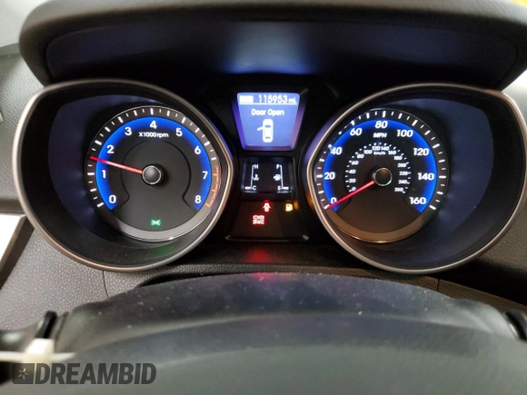 2014 Hyundai Elantra GT GLS with VIN KMHD35LH1EU202283, listed as a Copart auction lot 80750574 with 115,953 mi miles and Salvage Title. Bid and sale history available at carsss.com. Image 9.