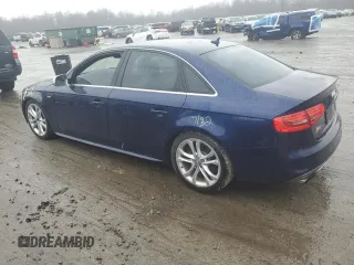 2013 Audi S4 Premium Plus with VIN WAUBGAFL3DA183869, listed as a Copart auction lot 52147415 with 104,873 mi miles and Salvage Title. Bid and sale history available at carsss.com. Image 2.