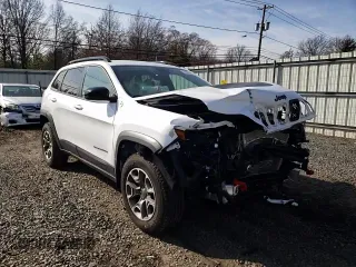 2022 Jeep Cherokee Trailhawk с VIN 1C4PJMBX3ND549057, выставлен на аукционе Copart как лот 48959915 с пробегом 21 381 миль миль и Списание • Salvage title. История ставок и продаж доступна на DreamBid. Изображение 12.