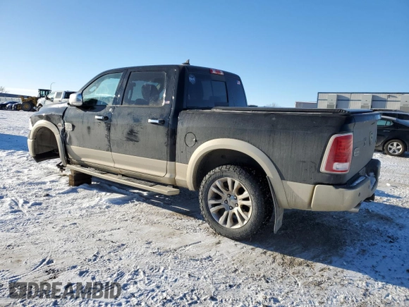 2013 Ram 1500 Laramie Longhorn with VIN 1C6RR7PT8DS606721, listed as a Copart auction lot 44398405 with 137,536 mi miles and Salvage title. Bid and sale history available at DreamBid. Image 2.