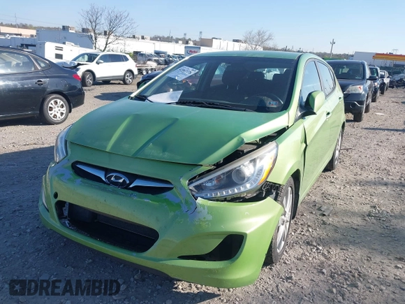 2014 Hyundai Accent SE z VIN KMHCU5AEXEU175389, wystawiony jako IAAI lot #42067176 z przebiegiem 124 741 mil mil oraz . Historia ofert i sprzedaży dostępna na DreamBid. Obrazek 6.