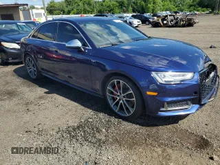 2018 Audi S4 Premium Plus with VIN WAUB4AF48JA001810, listed as a Copart auction lot 60475564 with 100,498 mi miles and Salvage Title. Bid and sale history available at carsss.com. Image 4.