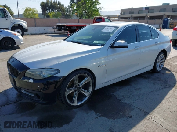 2015 BMW 5 Series 528i with VIN WBA5A5C59FD524043, listed as a IAAI auction lot 42023892 with 94,216 mi miles and . Bid and sale history available at carsss.com. Image 2.