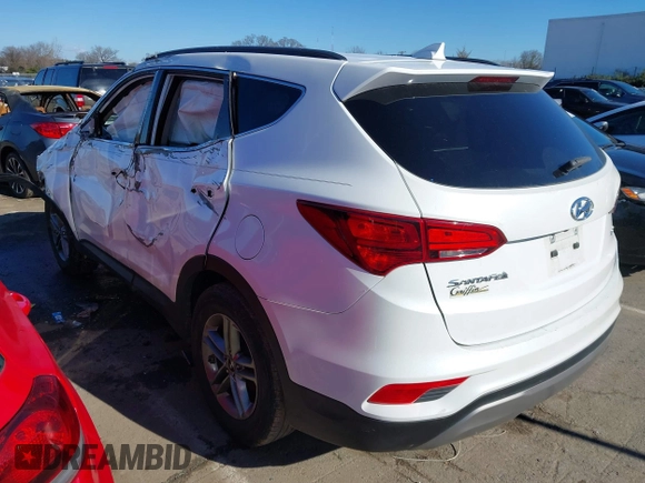 2017 Hyundai Santa Fe Sport 2.4L with VIN 5NMZU3LB8HH010930, listed as a IAAI auction lot 41201194 with 1 mi miles. Bid and sale history available at carsss.com. Image 3.