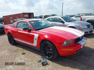 2006 Ford Mustang Standard with VIN 1ZVFT80N765145203, listed as a IAAI auction lot 42501246 with 124,891 mi miles and . Bid and sale history available at DreamBid. Image 1.