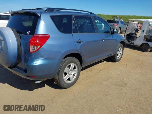 2007 Toyota RAV4 with VIN JTMZD33V375051123, listed as a IAAI auction lot 41708213 with 217,412 mi miles. Bid and sale history available at carsss.com. Image 4.
