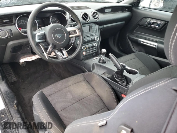 2017 Ford Mustang V6 with VIN 1FA6P8AM9H5358224, listed as a Copart auction lot 54611055 with 59,012 mi miles and Salvage title. Bid and sale history available at DreamBid. Image 8.
