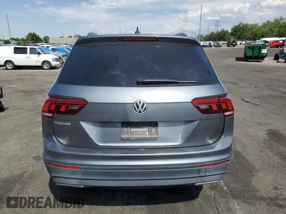2020 Volkswagen Tiguan S with VIN 3VV1B7AXXLM123021, listed as a Copart auction lot 58362715 with 88,548 mi miles and Salvage title. Bid and sale history available at DreamBid. Image 6.