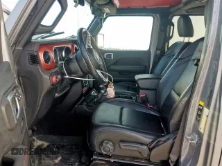 2021 Jeep Wrangler Unlimited Rubicon with VIN 1C4HJXFG0MW616829, listed as a Copart auction lot 61041425 with 128,724 mi miles and Salvage title. Bid and sale history available at DreamBid. Image 7.