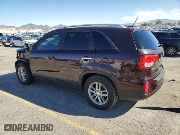 2014 Kia Sorento LX with VIN 5XYKT4A7XEG492525, listed as a Copart auction lot 46140765 with 162,233 mi miles and Salvage Title. Bid and sale history available at carsss.com. Image 2.