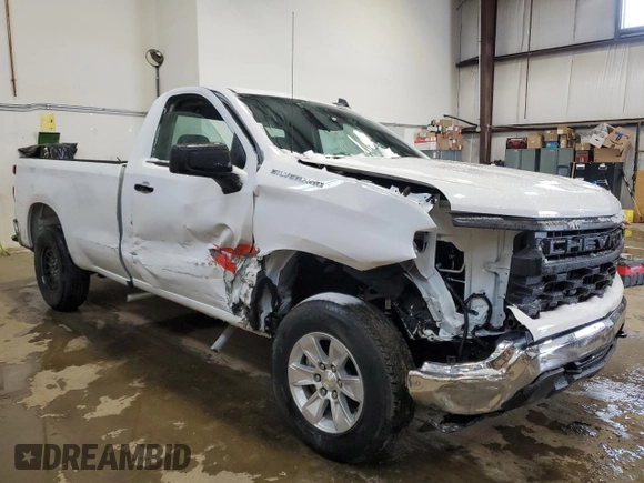 2024 Chevrolet Silverado 1500 Work Truck with VIN 3GCNAAED6RG346499, listed as a Copart auction lot 50936585 with 4,470 mi miles and Clean Title. Bid and sale history available at carsss.com. Image 4.