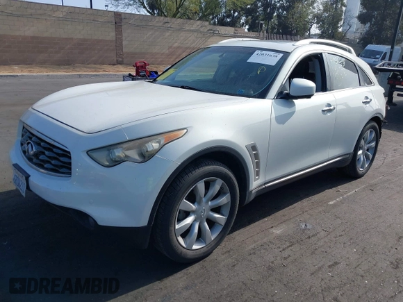 2011 Infiniti FX35 with VIN JN8AS1MU0BM111357, listed as a IAAI auction lot 42031638 with 162,396 mi miles. Bid and sale history available at carsss.com. Image 2.