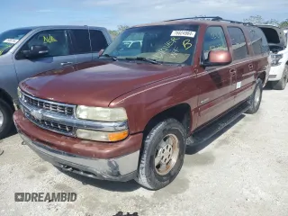 2000 Chevrolet Suburban LT with VIN 3GNFK16T3YG122555, listed as a Copart auction lot 76624964 with 193,236 mi miles and Non Repairable. Bid and sale history available at carsss.com. Image 1.
