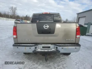2008 Nissan Titan XE z VIN 1N6AA07C18N335295, wystawiony jako Copart lot #43854915 z przebiegiem 121 295 mil mil oraz Szkoda całkowita • Salvage title. Historia ofert i sprzedaży dostępna na DreamBid. Obrazek 6.