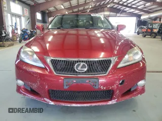 2012 Lexus IS 250 C with VIN JTHFF2C29C2526040, listed as a Copart auction lot 71417364 with 153,210 mi miles and Salvage title. Bid and sale history available at DreamBid. Image 5.