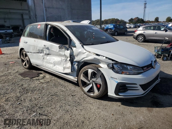 2020 Volkswagen Golf GTI S with VIN 3VW6T7AU4LM010153, listed as a Copart auction lot 73808063 with 44,502 mi miles and Salvage Title. Bid and sale history available at carsss.com. Image 4.