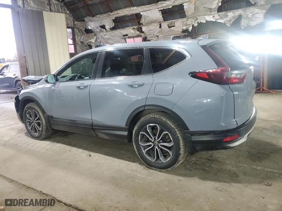 2022 Honda CR-V EX-L with VIN 2HKRW2H87NH607227, listed as a Copart auction lot 49443705 with 44,942 mi miles and Salvage Title. Bid and sale history available at carsss.com. Image 2.