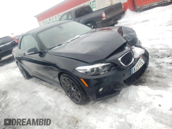 2018 BMW 2 Series 230i xDrive with VIN WBA2K1C56JVD41570, listed as a Copart auction lot 84181764 with 77,231 mi miles and Salvage Title. Bid and sale history available at carsss.com. Image 4.