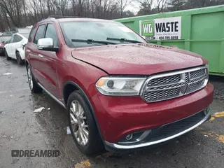 2014 Dodge Durango Citadel z VIN 1C4RDHEG1EC591042, wystawiony jako IAAI lot #41371595 z przebiegiem 189 962 mil mil oraz . Historia ofert i sprzedaży dostępna na DreamBid. Obrazek 1.