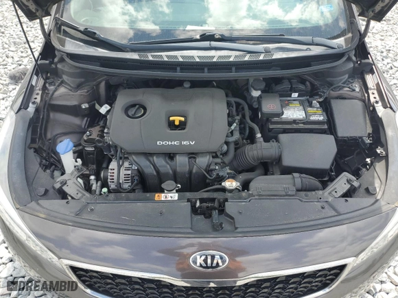 2017 Kia Forte LX with VIN 3KPFK4A73HE099214, listed as a Copart auction lot 52723585 with 45,121 mi miles and Salvage Title. Bid and sale history available at carsss.com. Image 11.