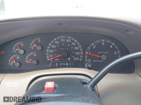 1997 Ford F-150 with VIN 1FTDF17W9VNA84250, listed as a IAAI auction lot 42149320 with 85,297 mi miles and . Bid and sale history available at DreamBid. Image 7.