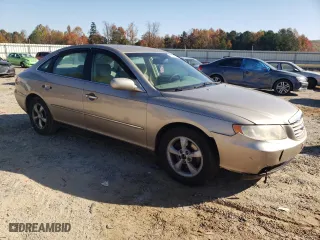 2006 Hyundai Azera SE with VIN KMHFC46F16A070299, listed as a Copart auction lot 77347844 with 161,000 mi miles and Salvage Title. Bid and sale history available at carsss.com. Image 4.