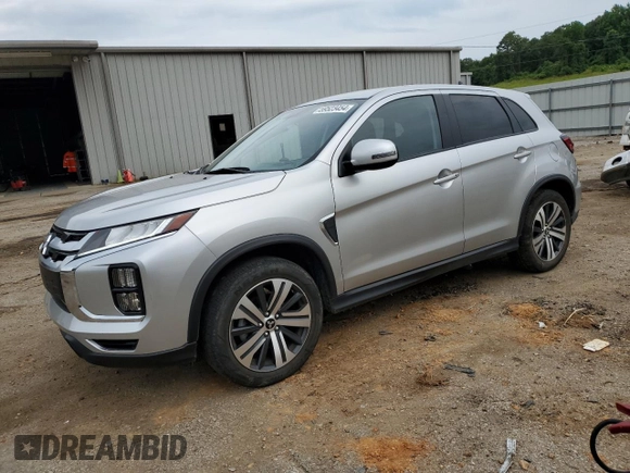 2022 Mitsubishi Outlander Sport ES with VIN JA4ARUAU4NU006817, listed as a Copart auction lot 59523454 with 38,834 mi miles and Salvage Title. Bid and sale history available at carsss.com. Image 1.