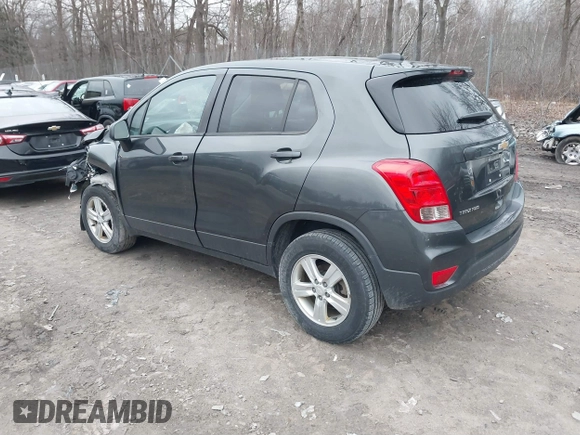 2019 Chevrolet Trax LS with VIN 3GNCJNSB5KL386143, listed as a IAAI auction lot 41848085 with 78,680 mi miles and . Bid and sale history available at DreamBid. Image 3.