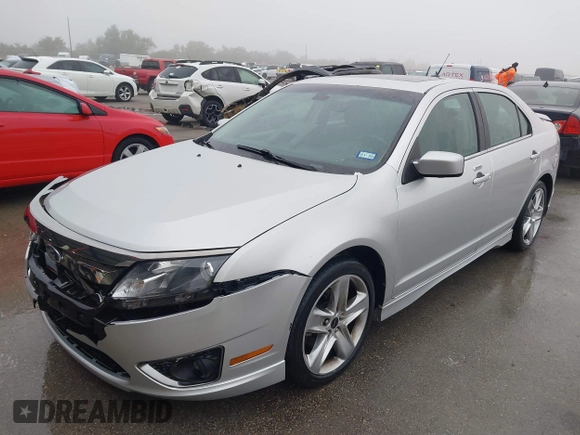2012 Ford Fusion SPORT with VIN 3FAHP0KC4CR251507, listed as a IAAI auction lot 41592028 with 56,055 mi miles. Bid and sale history available at carsss.com. Image 19.