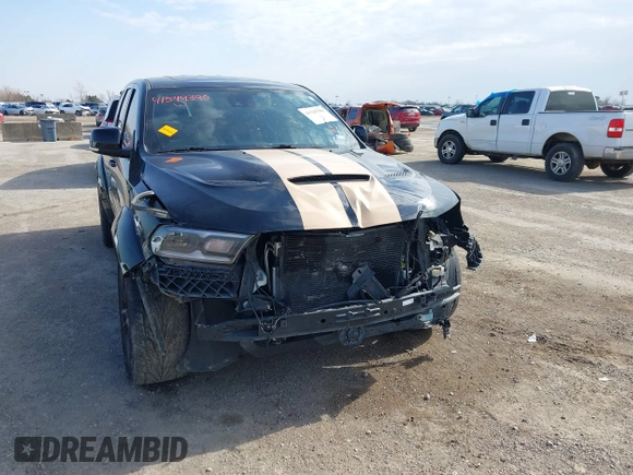 2019 Dodge Durango SRT with VIN 1C4SDJGJ2KC550562, listed as a IAAI auction lot 41549390 with 51,217 mi miles and . Bid and sale history available at DreamBid. Image 6.